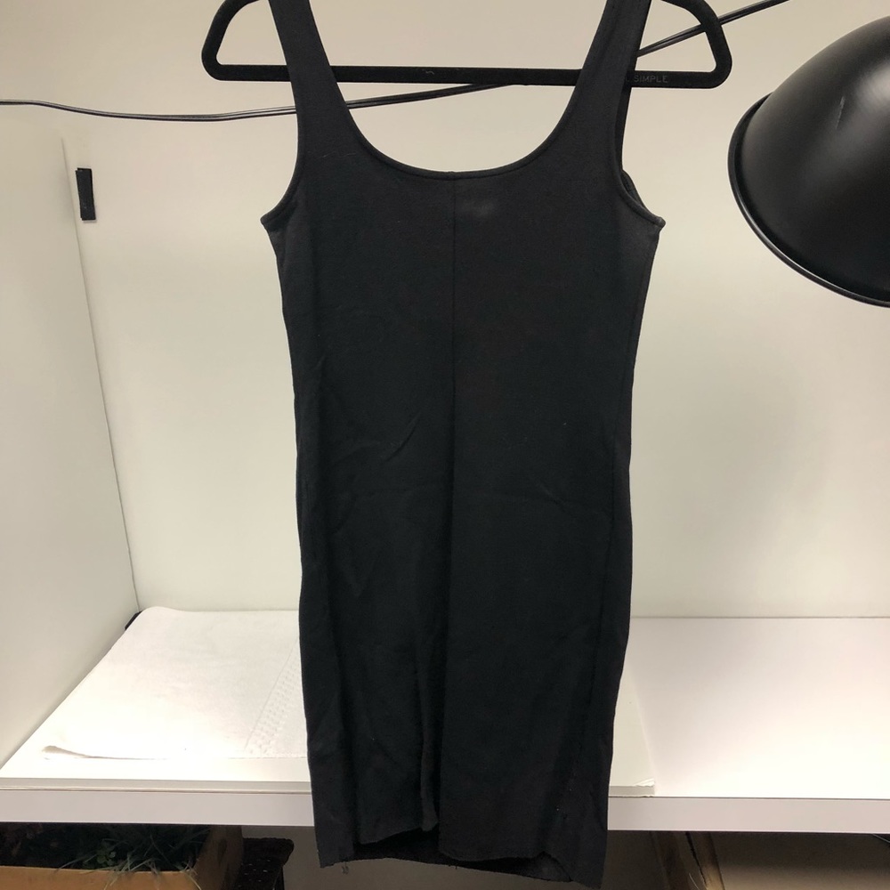 Black Leather Bailey 44 Dress (XS)